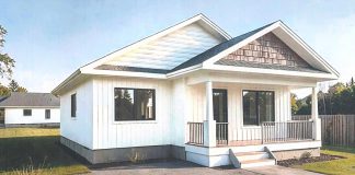 A conceptual rendering of the single-family homes that Habitat for Humanity Peterborough and Kawarthas Region (Habitat PKR) is planning to build in Norwood. Habitat PKR is seeking three families living or working in Norwood to become homeowners in partnership with the charity's affordable homeownership program, which works with families who do not qualify for traditional mortgages and face other financial barriers to purchasing their own home. (Rendering: Marshall Design Studio courtesy of Habitat PKR)