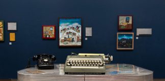 From April 18 to June 28, 2026, the Art Gallery of Peterborough will present Cavan artist JoEllen Brydon's multi-media exhibition "Elizabeth Thompson Advises" featuring letters written by her mother Jean Armstrong Brydon when she was a pseudonymous advice columnist for The Globe and Mail from 1966 and 1978. JoEllen has created paintings to depict some of the stories and is bringing them to life through audio recordings and short films. An opening reception is being held on Saturday, April 18 from 2 p.m. to 4 p.m. (Photo courtesy of Art Gallery of Peterborough)
