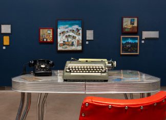 From April 18 to June 28, 2026, the Art Gallery of Peterborough will present Cavan artist JoEllen Brydon's multi-media exhibition "Elizabeth Thompson Advises" featuring letters written by her mother Jean Armstrong Brydon when she was a pseudonymous advice columnist for The Globe and Mail from 1966 and 1978. JoEllen has created paintings to depict some of the stories and is bringing them to life through audio recordings and short films. An opening reception is being held on Saturday, April 18 from 2 p.m. to 4 p.m. (Photo courtesy of Art Gallery of Peterborough)