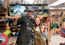 Managed by the Habitat for Humanity Peterborough & Kawartha Region (Habitat PKR), the Peterborough Tool Library at the Peterborough ReStore is now known as the Kawartha Tool Library and has been expanded to include a second location at the Lindsay ReStore. The rebranding of the volunteer-run tool library and its expansion to Lindsay was made possible by a grant from the Congregations of the Sisters of St. Joseph in Canada. (Photo courtesy of Habitat PKR)