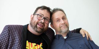 Jared Nathan and Blair "TheHandy" Williams, both Toronto comedians living with disability, are the founders of Disability Privilege Productions, which aims to make comedy more accessible and inclusive. The company is bringing its "Laughs Without Limits" stand-up comedy show to The Theatre on King in downtown Peterborough on April 25, 2026. Hosted by Blair and headlined by Jared, the show will also feature comedians Tia Percy and Todd Blenkhorn. (Photo courtesy of Disability Privilege Productions)