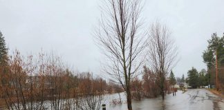 Minden Hills continues flood response as Gull River levels rise, including setting up an evacuation centre Increasing water levels of the Gull River, which runs through the Township of Minden Hills including the community of Minden, resulted in the township declaring a state of emergency on April 14, 2026. (Photo: Haliburton County OPP / Facebook)