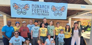 Monarch Festival and Race returns to Peterborough this September for its fourth year The Monarch Ultra committee, including Monarch Ultra co-founder Carlotta James (far right) at a previous Monarch Festival in Millennium Park in downtown Peterborough. The 2026 festival, which includes a 10-kilometre race and a one-kilometre kids' fun run, takes place on Saturday, September 19. (Photo: Kateryna Sysoieva)