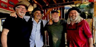 The Peterborough Musicians Benevolent Association's monthly Deluxe Live music event on Saturday afternoon at The Social Pub in downtown Peterborough features Havelock bluesman Al Lerman, founder of the Juno award-winning band Fathead, performing with his longtime Fathead bandmate Bob "Omar" Tunnoch on bass along with Gary Peeples on guitar and Al Black on drums. Sam Allison aka Lotus Wight, who was nominated as Stan Rogers Traditional Singer of the Year at the 2026 Canadian Folk Music Awards, will open the show. (Photo via PMBA / Facebook)