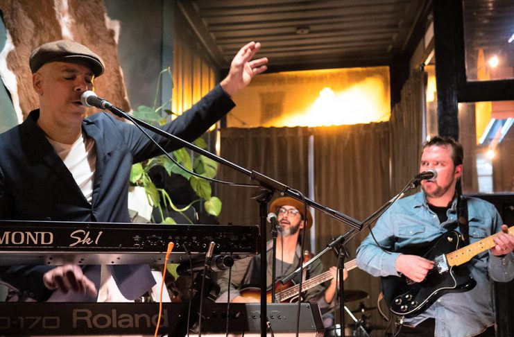 Beau Dixon will be performing with his band (Marcus Browne, Ryan Browne, and Sam Weber) Sunday night at the final show of Jethro's Bar + Stage in downtown Peterborough before the venue closes after four years. He will also be performing on Saturday evening with Sam Weber, part of a full line-up of performances from Thursday until Sunday, including the final blues jam on Sunday afternoon. (Photo: Andy Carroll)