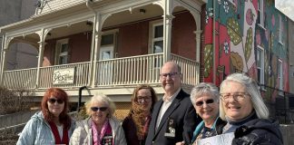 The Peterborough chapter of The Order of the Eastern Star, a worldwide fraternal not-for-profit organization open to both men and women, has donated $25,000 to YES Shelter for Youth and Families to support youth housing. (Photo courtesy of YES Shelter for Youth and Families)