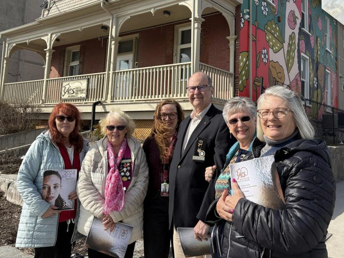 The Peterborough chapter of The Order of the Eastern Star, a worldwide fraternal not-for-profit organization open to both men and women, has donated $25,000 to YES Shelter for Youth and Families to support youth housing. (Photo courtesy of YES Shelter for Youth and Families)