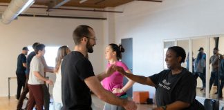 The new Peterborough dance studio PTBO Ballroom is not only teaching participants how to enjoy the benefits of ballroom and Latin dance but is also building a community around it. Founded by Courtney Carter, the studio leads private wedding dance lessons, as well as drop-in, series, and pop-up classes and events in a range of styles including salsa, bachata, merengue, swing, hustle, and more. (Photo courtesy of Courtney Carter)