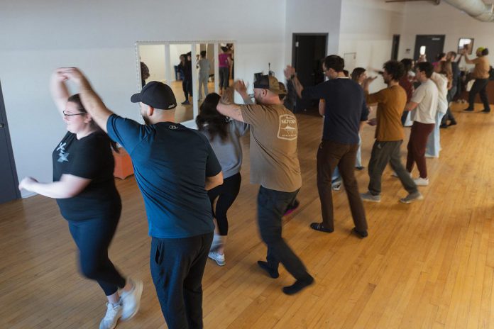 In addition to being a full-body exercise that improves strength, cardiovascular fitness, posture, and balance, ballroom and Latin dancing has also been proven to reduce stress, boost mood, and even lower the risk of dementia. (Photo courtesy of Courtney Carter)