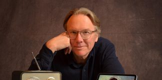 Public Energy turns the dial to 1970s Montreal with Chris Earle’s nostalgic and hilarious ‘Donnie and Me and the CBC’ Chris Earle transports audiences to Montreal in the 1970s in "Donnie and Me and the CBC," a hilarious and touching show being presented by Public Energy Performing Arts on April 15 and 16, 2026 at Market Hall Performing Arts Centre in downtown Peterborough. Directed and dramaturged by Shari Hollett, the one-man performance explores Earle's relationship with his "fiercely unconventional" mother Donnie and their shared obsession with CBC Radio after the family moved to Montreal from the U.S. in 1974 and left the family TV set behind. (Photo courtesy of The Night Kitchen)