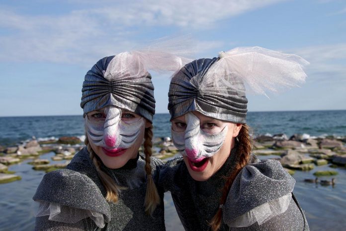 Geared to audiences aged 5 to 12 and their families, "Finding Home: A Salmon Journey Upstream" stars Alexandra Simpson and Morgan Brie Johnson as Beagle and Soho, two salmon who embark on a journey from Lake Ontario up the Humber River after Beagle develops an urge to do so and Soho, as her best friend, joins her. Together, the pair face many challenges as they swim upstream. (Photo: Kathryn Hanson)