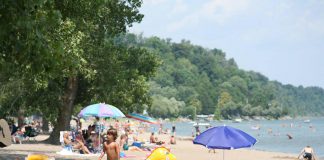 The beach at Turkey Point Provincial Park on the shores of Lake Erie. (Photo: Ontario Parks)