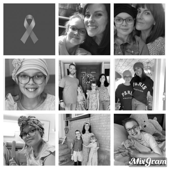 As an ambassador for Brain Cancer Canada, Brooke Roberts promotes the slogan "Go Grey for May" in honour of Brain Tumour Awareness Month and her daughter Sofie. The initiative calls on engagement to raise awareness and support the gap in funding for brain cancer in Canada. Community members are encouraged to greyscale their social media profile pictures with the official grey ribbon, share their stories, join the Gala for Brain Cancer Research on Friday, May 22, start a fundraiser, or find other ways to raise awareness. (Photo courtesy of Brooke Roberts)