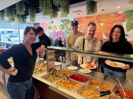 Peterborough entrepreneur Susan Tung (left) opened Mei Mei, a Chinese buffet restaurant at 1040 Lansdowne Street West, with financial support from Community Futures Peterborough (CFP). Tung first became connected with the not-for-profit organization while participating in the Business Advisory Centre's Starter Company Plus program to expand Hanoi House by launching Electric City Catering, and later obtained a flexible loan from CFP to finance renovations for the restaurant's opening. (Photo courtesy of Susan Tung)