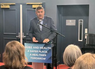 At Showplace Performance Centre on January 27, 2025, Peterborough-Kawartha MPP Dave Smith announced the Ontario government is investing $6.2 million in a Homelessness and Addiction Recovery Treatment (HART) Hub in Peterborough, one of 27 approved across Ontario. (Photo courtesy of MPP Dave Smith's office)