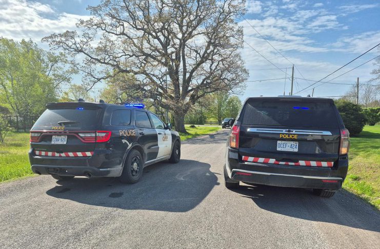 38-year-old man dead in motorcycle crash east of Brighton OPP vehicles at the scene of a motorcycle crash on Boundary Road east of Brighton that claimed the life of a 38-year-old Brighton man on May 19, 2026. (Police-supplied photo)