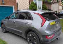 Electric vehicle (EV) drivers don't need worry about the price of gas. At the third annual Home Energy and EV Expo on May 23, 2026 at the McDonnel Street Activity Centre, visitors will have the opportunity to test drive an EV. (Photo: Clara Blakelock / GreenUP)