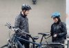 While Dr. Joe Hoja (left) has spent decades cycling through Peterborough, commuting by bike is a newer experience for Dr. Bella Sudik (right). Now sharing a similar ride to work, the two have bonded over their love of cycling and rarely miss a chance to swap biking tips. (Photo: Rebekkah Hyams / GreenUP