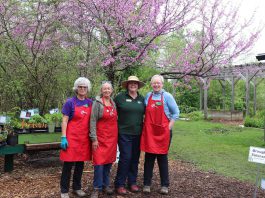 The Peterborough and Area Master Gardeners are longtime supporters of GreenUP Ecology Park. Every year, master gardeners provide customers with expert advice during opening weekend. After the GreenUP Ecology Park Native Plant Nursery opens for the season on May 16, 2026, they will continue to provide horticultural advice to visitors every weekend until the end of June. (Photo: Jessica Todd / GreenUP)