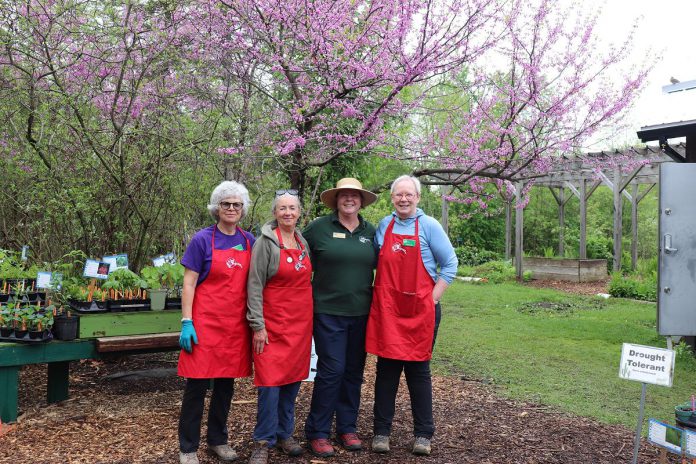The Peterborough and Area Master Gardeners are longtime supporters of GreenUP Ecology Park. Every year, master gardeners provide customers with expert advice during opening weekend. After the GreenUP Ecology Park Native Plant Nursery opens for the season on May 16, 2026, they will continue to provide horticultural advice to visitors every weekend until the end of June. (Photo: Jessica Todd / GreenUP)