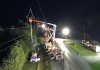 Planned Hydro One power outage overnight on Saturday to affect 16,000 Kawartha Lakes households and businesses Hydro One crews conducting overnight maintenance on lines in the Picton area in September 2020. (Photo: Hydro One)