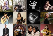 The 12 local and regional musical artists performing in Peterborough Musicfest's second annual Future Sound Series, sponsored by Cogeco, which takes place during the free-admission outdoor music festival running Wednesday and Saturday nights from June 27 to August 19, 2026 at Del Crary Park. Not pictured are two Indigenous performers wh are appearing with the support of the Gord Downie & Chanie Wenjack Fund. (kawarthaNOW collage)