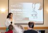 Tammy Kuehne, acting executive director of One City Peterborough, speaks to attendees at an event to discuss the non-profit organization's housing strategy at Knights of Columbus Hall on May 12, 2026. (Photo: Jordan Lyall / kawarthaNOW)