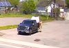 The vehicle and suspect in the theft of a community pantry from Bridge Street West in Campbellford on the afternoon of May 18, 2026. (kawarthaNOW screenshot)