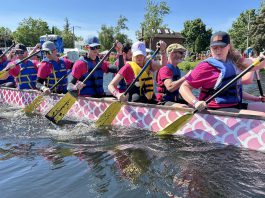 Peterborough's Dragon Boat Festival is celebrating its 25th anniversary in 2026, with this year's fundraising event taking place on Saturday, June 13 at Del Crary Park in Peterborough. More than 50 teams and over 500 participants will take to the water on Little Lake to support this year's goal of raising $325,018.01 for cancer care at Peterborough Regional Health Centre, taking the 25-year fundraising total to well over $5 million. (Photo: Peterborough Regional Health Centre Foundation)