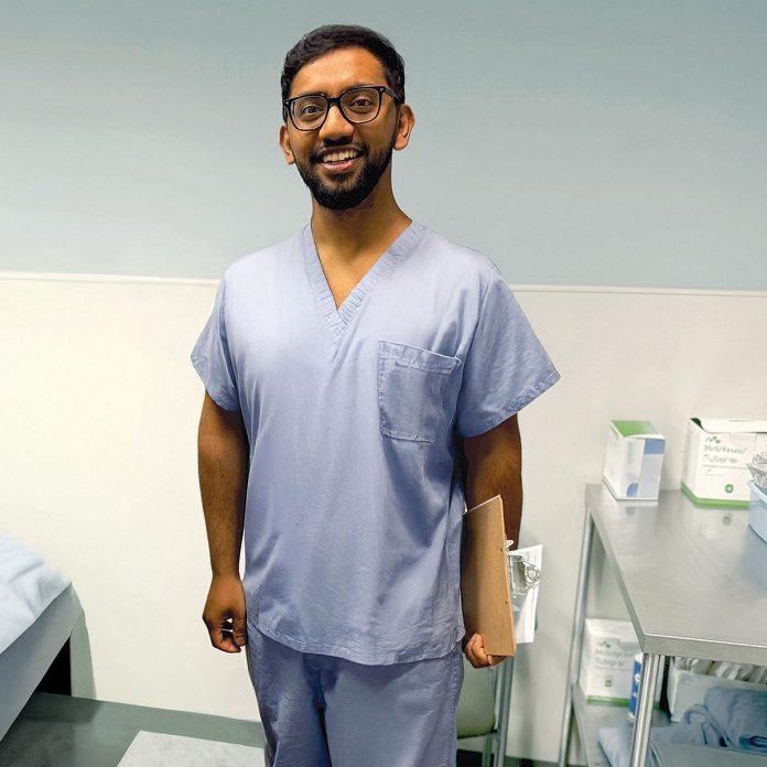 A hybrid operating room at Peterborough Regional Health Centre (PRHC) would allow vascular surgeons like Dr. Sajjid Hossain to perform multiple surgeries on complex patients at the same time. Although PRHC is one of the busiest Level 2 vascular centres in the province, it is one of a few without the state-of-the-art technology that has become the standard of care and an expectation of surgeons like Dr. Hossain who have trained in a hybrid OR. (Photo courtesy of PRHC Foundation)