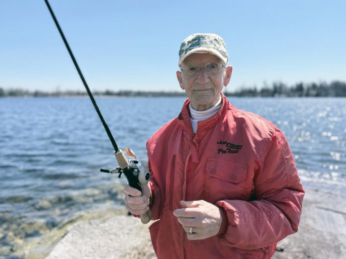 80-year-old Peterborough resident Allan Saltern is a passionate angler who enjoys participating in fishing competitions. After undergoing complex vascular surgery at Peterborough Regional Health Centre (PRHC) to restore restricted blood flow in his legs, he experienced complications that quadrupled his recovery time in hospital. After learning that a hybrid operating room at PRHC would have reduced the risk of complications and quickened his recovery time, so he could get back to his hobby and more importantly caring for his 100-year-old mother, Saltern has been sharing his story to encourage community donations to the PRHC Foundation to bring a hybrid OR to the hospital. (Photo courtesy of PRHC Foundation)