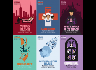 The Peterborough Theatre Guild has announced the six plays of its 2026-27 season, running from September to May. (Graphics: Peterborough Theatre Guild)