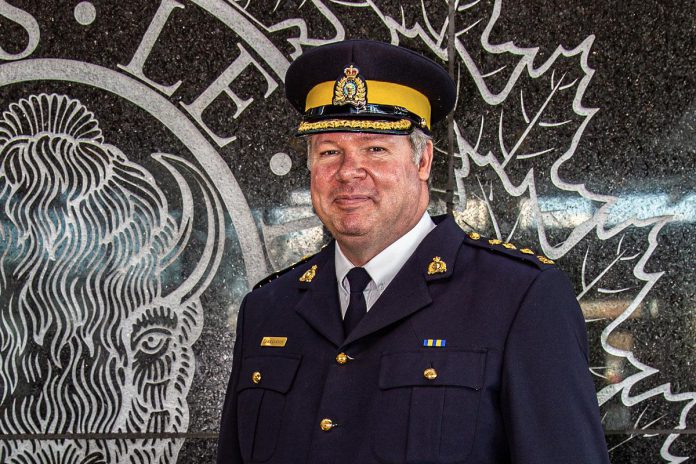 RCMP chief superintendent Chris Leather in 2019 when he was appointed at acting commanding officer for the Nova Scotia RCMP. (Photo: RCMP) RCMP chief superintendent Chris Leather in 2019 when he was appointed at acting commanding officer for the Nova Scotia RCMP. (Photo: RCMP)