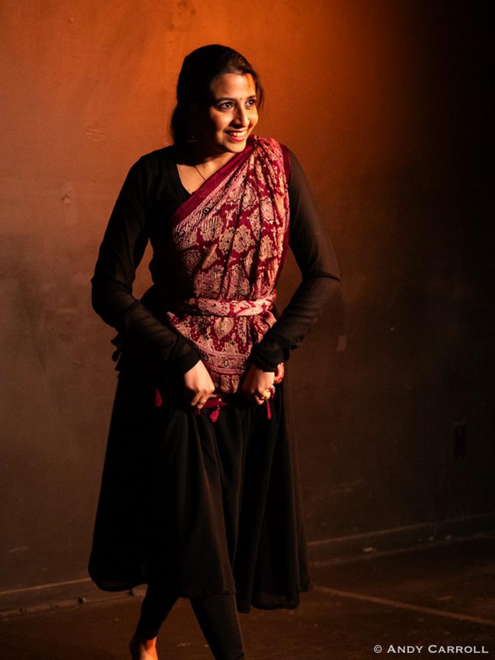 During the "small dance in a small space" festival presented by The Theatre on King in downtown Peterborough from May 14 to 16, 2026, Mintu Maria James will be performing the Bollywood-inspired dance she performed for Public Energy Performing Arts' "Rough Cuts #2" in March 2026. She will be performing for one night only during the festival, on Friday, May 15 at 8 p.m. (Photo: Andy Carroll)