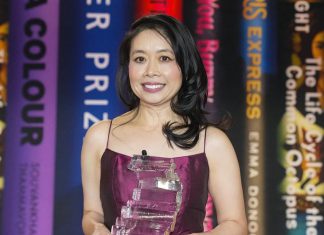 Souvankham Thammavongsa won the Giller Prize on November 17, 2025 for her debut novel "Pick a Colour." She previously won in 2020 for her short story collection "How to Pronounce Knife." (Photo: The Canadian Press / Chris Young)