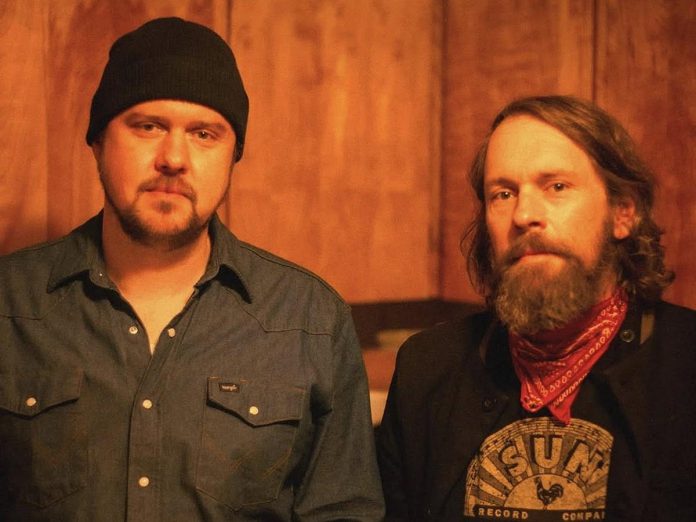 Sam Weber and Ryan Weber from the cover of their 2026 self-titled album. (Photo courtesy of The Weber Brothers)