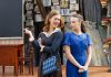 Rainbow Kester and Alex Pearce as teachers Evie Bothwell and Melita Linton in a scene from Leanna Brodie's play "Schoolhouse" during a media day event on June 17, 2026 hosted by 4th Line Theatre at Winslow Farm near Millbrook. The play, which runs from June 30 to July 25, tells the story of the newly graduated Miss Linton as she teaches in a one-room school near the fictional village of Baker's Creek in 1938 and deals with a withdrawn boy recently released from reform school. (Photo: Jordan Lyall / kawarthaNOW)