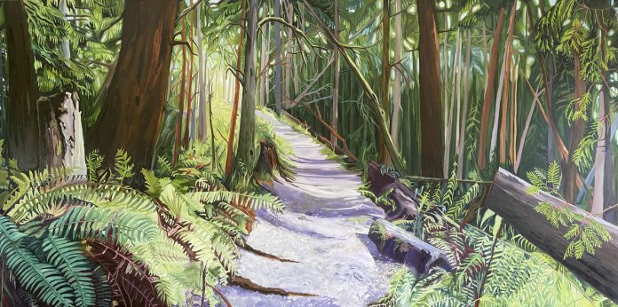 "Immersion" by Sylvie Dumas (oil on canvas, 2025). An oil painter new to the Art Gallery of Peterborough's Kawartha Autumn Studio Tour, Dumas will be hosting demonstrations at  Tour Stop 5 in Peterborough on September 26 and 27, 2026. (Photo courtesy of Art Gallery of Peterborough)