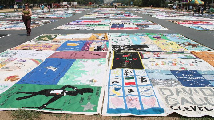 The AIDS Memorial Quilt, on display in Washington DC in 2012, has inspired Peterborough-Nogojiwanong Pride's "Woven Together" theme for Pride Week 2026, which takes place from September 18 to 27. The 54-ton quilt, considered to be the largest community arts project in the world, was originally started in 1985 and has since inspired memorial quilts in 35 other countries, including Canada. (Photo: Elvert Barnes Photography) The AIDS Memorial Quilt, on display in Washington DC in 2012, has inspired Peterborough-Nogojiwanong Pride's "Woven Together" theme for Pride Week 2026, which takes place from September 18 to 27. The 54-ton quilt, considered to be the largest community arts project in the world, was originally started in 1985 and has since inspired memorial quilts in 35 other countries, including Canada. (Photo: Elvert Barnes Photography)