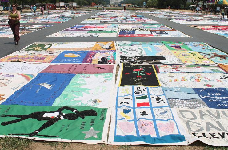 ‘Woven Together’ theme for Peterborough-Nogojiwanong Pride Week honours connection, resilience, and the AIDS Quilt The AIDS Memorial Quilt, on display in Washington DC in 2012, has inspired Peterborough-Nogojiwanong Pride's "Woven Together" theme for Pride Week 2026, which takes place from September 18 to 27. The 54-ton quilt, considered to be the largest community arts project in the world, was originally started in 1985 and has since inspired memorial quilts in 35 other countries, including Canada. (Photo: Elvert Barnes Photography)