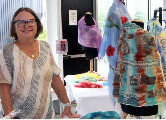 Celebrate the vibrant arts of North Kawartha at the Apsley Artisan Festival on June 27 Fibre artist Judy Ranieri is the founder and organizer of the Apsley Artisan Festival, which is returning to the North Kawartha Community Centre on June 27, 2026. The free-admission event held from 10 a.m. to 4 p.m. will see 26 regional artisans selling a range of artwork including jewellery, fibre arts, acrylics, food, and more. The festival will be accepting donations to Community Care Apsley and holding free draw prizes of local artwork. (Photo courtesy of Judy Ranieri)