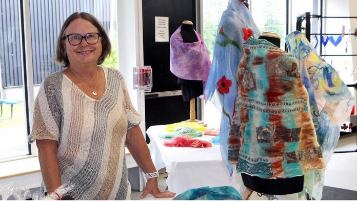 Fibre artist Judy Ranieri is the founder and organizer of the Apsley Artisan Festival, which is returning to the North Kawartha Community Centre on June 27, 2026. The free-admission event held from 10 a.m. to 4 p.m. will see 26 regional artisans selling a range of artwork including jewellery, fibre arts, acrylics, food, and more. The festival will be accepting donations to Community Care Apsley and holding free draw prizes of local artwork. (Photo courtesy of Judy Ranieri) Fibre artist Judy Ranieri is the founder and organizer of the Apsley Artisan Festival, which is returning to the North Kawartha Community Centre on June 27, 2026. The free-admission event held from 10 a.m. to 4 p.m. will see 26 regional artisans selling a range of artwork including jewellery, fibre arts, acrylics, food, and more. The festival will be accepting donations to Community Care Apsley and holding free draw prizes of local artwork. (Photo courtesy of Judy Ranieri)