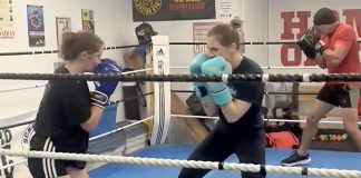 Eastside Boxing and Wellness owner Marsha Gaulton (right), a certified competitive boxing coach committed to supporting and advancing female athletes in boxing, founded the "Fight for the Future Fund" with the aim of providing youth with a controlled outlet where they can safely release the pressures and emotions that come with everyday life. Community donations to the fund will provide youth aged 12 to 16 with free access to a 12-week boxing program, with preference given youth who have experienced or are experiencing domestic abuse. (Photo: Eastside Boxing and Wellness)