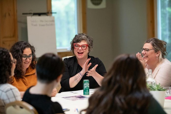 Peterborough entrepreneur, mentor, and coach Sheena Howard will be leading a three-hour interactive workshop on June 19, 2026 to help women business owners find and solve the bottlenecks preventing them from growing their business. Held at the Peterborough Public Library's Multipurpose Room, "Why Your Business Isn't Growing (And What to Do About It)" will guide participants through common growth problems and how best to focus their time, offer networking opportunities, and help entrepreneurs develop a 90-day plan for growing their business. (Photo: Jordan Lyall Photography)