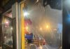 A front window at La Mesita Restaurante at 247 George Street North in downtown Peterborough just north of Sherbrooke was vandalized sometime overnight on June 7, 2026. (Photo: La Mesita Restaurante / Facebook)