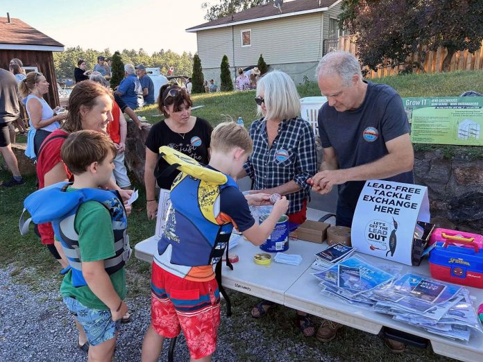 Lake associations in the Kawarthas are joining the "Let's Get the Lead Out" initiative, an Ontario-wide campaign encouraging anglers to switch to lead-free fishing tackle to protect loons and other wildlife. Associations in Haliburton County and Peterborough County have been hosting tackle exchanges and raising awareness to the dangers of angling with lead tackle. (Photo: Let's Get The Lead Out website)