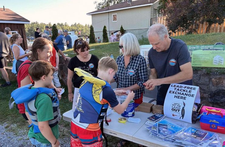 Lake associations in the Kawarthas are joining the "Let's Get the Lead Out" initiative, an Ontario-wide campaign encouraging anglers to switch to lead-free fishing tackle to protect loons and other wildlife. Associations in Haliburton County and Peterborough County have been hosting tackle exchanges and raising awareness to the dangers of angling with lead tackle. (Photo: Let's Get The Lead Out website)