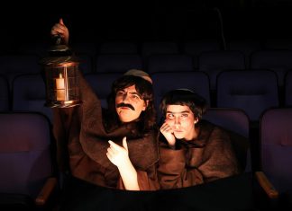 Subscriptions now available for New Stages Peterborough’s 2026-27 season featuring eight Canadian plays Toronto-based artists Annie Luján and Veronica Hortigüela will perform their award-winning, interactive clown show "MONKS" at Market Hall Performing Arts Centre on January 21, 22, and 24, 2027 as part of New Stages Theatre's 2026-27 season. (Photo: Audrianna Martin Del Campo / The Theatre Centre)