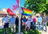 Members of Township of Asphodel-Norwood council and representatives from Norwood Pride gathered at the Town Hall on June 1, 2026 for the raising of the Pride Flag. (Photo: Township of Asphodel-Norwood)