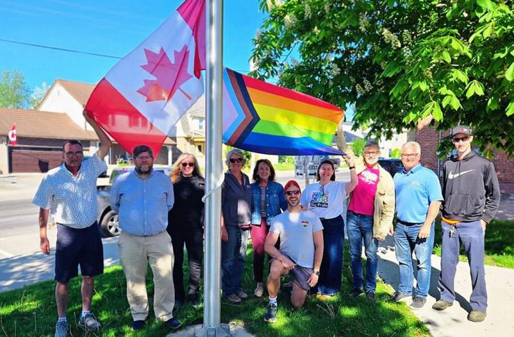 ‘Rainbow Country’ event in Norwood on July 12 celebrates small-town Pride Members of Township of Asphodel-Norwood council and representatives from Norwood Pride gathered at the Town Hall on June 1, 2026 for the raising of the Pride Flag. (Photo: Township of Asphodel-Norwood)